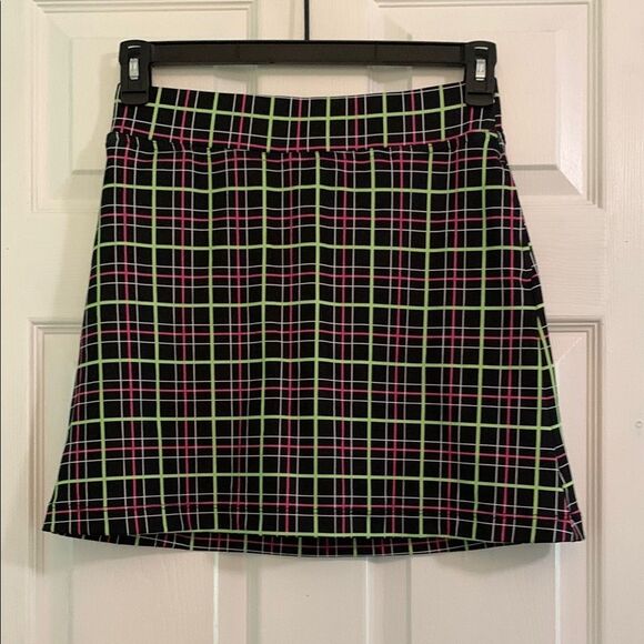 Bermuda Sands XP Pickleball/Tennis Skirt Shorts Size XS Black, Neon Green, Pink - Picture 1 of 5